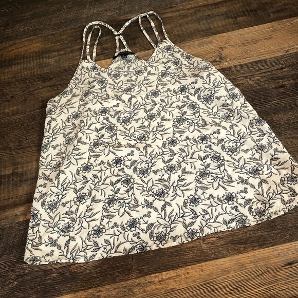 Papermoon Tops - PaperMoon Racer Floral Tank
